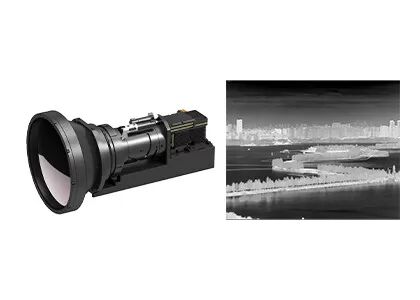 कूल्ड थर्मल मॉड्यूल 640x512 / 15μm सतत ज़ूम लेंस 60~240mm/F4 के साथ