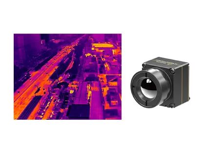 Radiometric Uncooled Thermal Imaging Module 640x512 Spectral Range 8~14μm for Drones