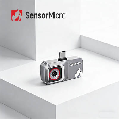 डोंगल आकार का 120×90 रिज़ॉल्यूशन थर्मल कैमरा मोबाइल उपकरणों के लिए यूएसबी2.0 इंटरफ़ेस के साथ